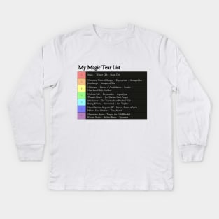 My Magic Commander "Tear" List Kids Long Sleeve T-Shirt